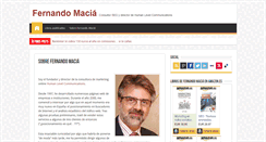 Desktop Screenshot of fernandomacia.com